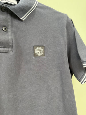 Stone Island Navy SL Polo Shirt