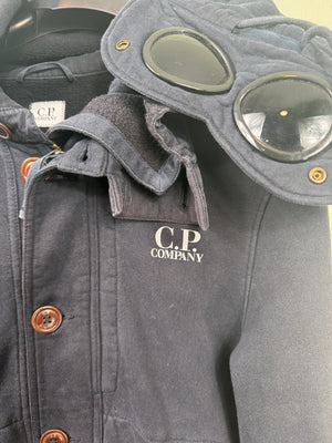 C.P. Company Navy Goggle Hoodie