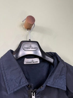 Stone Island Navy Nylon Metal Overshirt