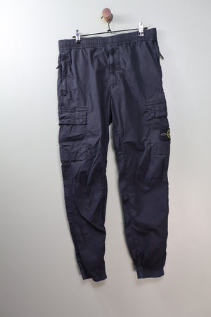 Stone Island Black RE-T Cargo Bottoms