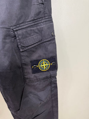 Stone Island Black RE-T Cargo Bottoms