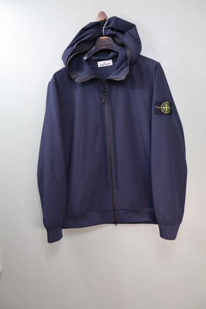 Stone Island Navy Soft Shell Jacket