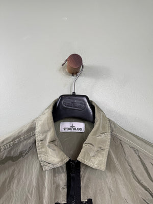 Stone Island Green Nylon Metal Overshirt