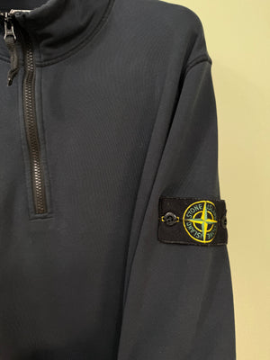 Stone Island Navy 1/4 Zip Jumper