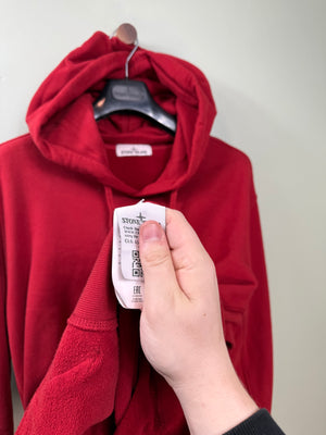 Stone Island Red Hoodie
