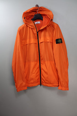 Stone Island Orange Crinkle Reps Jacket