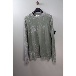 Stone Island Green Ovo Dye Jumper
