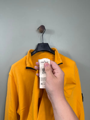 Stone Island Yellow 1/4 Zip Jumper