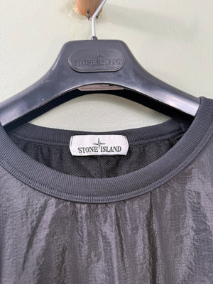 Stone Island Black Nylon Metal Jumper