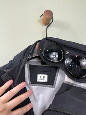 C.P. Company Black Gore-tex Infinium Goggle Jacket