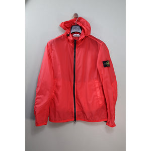 Stone Island Red Lamy Velour Jacket