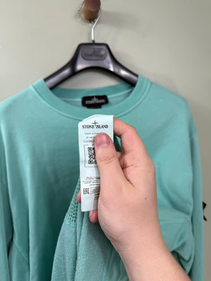 Stone Island Turquoise Shadow Project Jumper