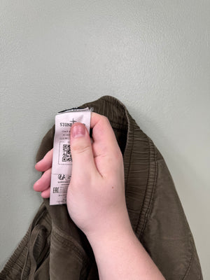 Stone Island Khaki RE-T Cargo Bottoms