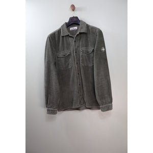Stone Island Khaki Corduroy Overshirt