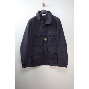 Stone Island Black Cotton Cordura Jacket