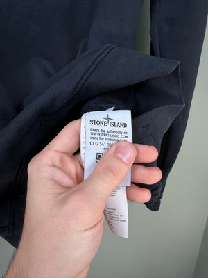 Stone Island Black 1/4 Zip Jumper