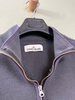 Stone Island Navy 1/4 Zip Jumper