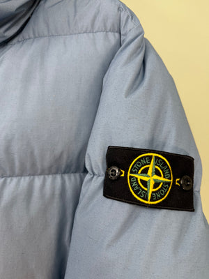 Stone Island Blue Naslan Light Watro Down Jacket