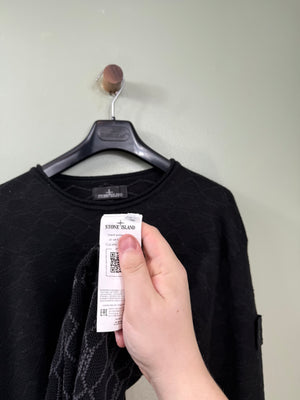 Stone Island Black Shadow Project Honeycomb Knit Jumper