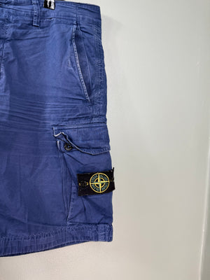 Stone Island Deep Blue SL Cargo Shorts