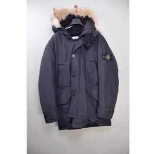 Stone Island Black Micro Reps Down Jacket