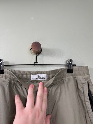 Stone Island Khaki RE-T Cargo Bottoms