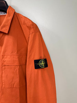 Stone Island Orange Overshirt