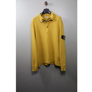 Stone Island Yellow 1/4 Zip Jumper