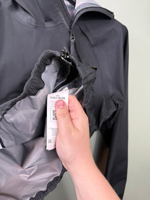 Stone Island Black Marina Gore-tex Smock
