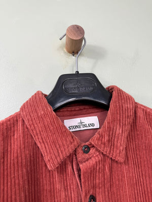 Stone Island Burnt Orange Corduroy Overshirt
