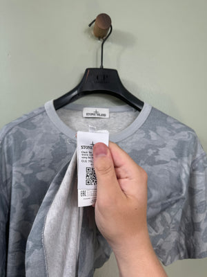 Stone Island Grey Camo T-Shirt