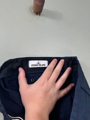 Stone Island Navy RE Cargo Shorts