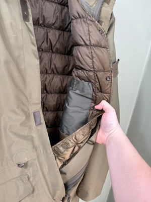 Stone Island Khaki Ghost Tank Shield Parka Jacket