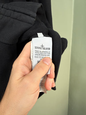 Stone Island Black Zipped Hoodie