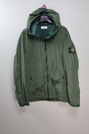 Stone Island Green Nylon Metal Jacket