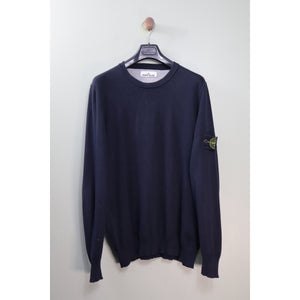 Stone Island Navy Knit Jumper