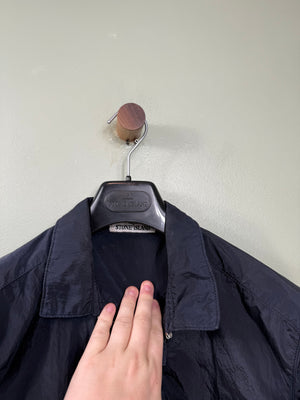 Stone Island Navy Nylon Metal Overshirt