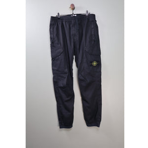 Stone Island Black RE-T Cargo Bottoms