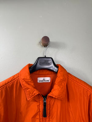 Stone Island Orange Crinkle Reps Overshirt