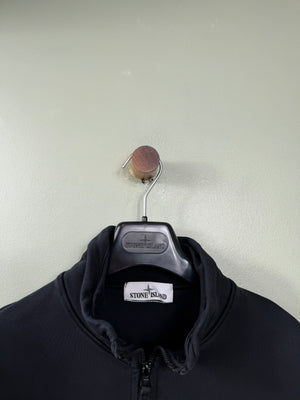 Stone Island Black 1/4 Zip Jumper