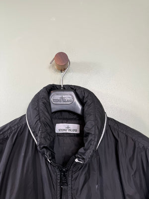 Stone Island Black Crinkle Reps Jacket