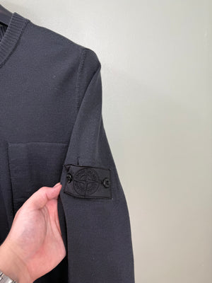 Stone Island Charcoal Grey Shadow Project Knit Jumper