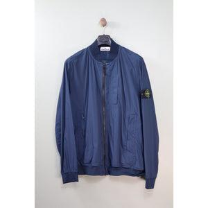 Stone Island Navy Skin Touch Bomber Jacket