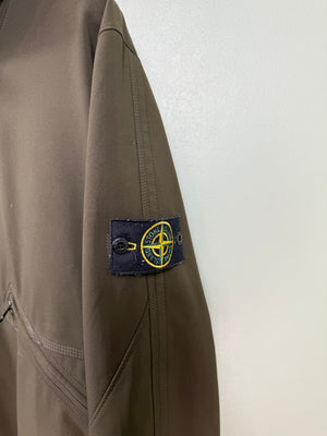 Stone Island Khaki Soft Shell Jacket