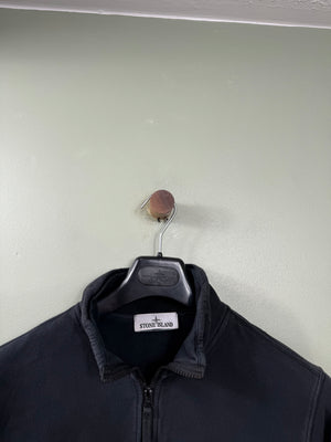 Stone Island Black 1/4 Zip Jumper
