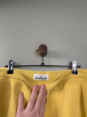 Stone Island Yellow Shorts