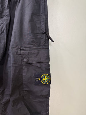 Stone Island Black RE-T Cargo Bottoms