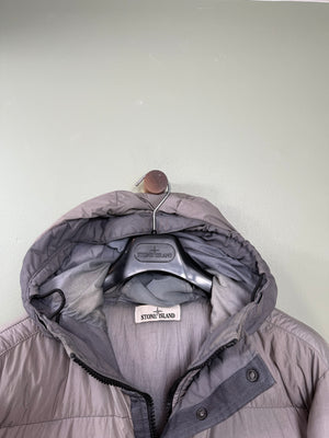 Stone Island Grey Crinkle Reps Down Jacket
