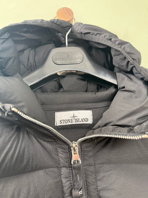 Stone Island Black Seamless Tunnel Down Jacket