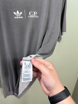 C.P. Company x Adidas Grey T-Shirt
